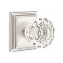Emtek Astoria Knob Concealed Screws With Wilshire Rosette
