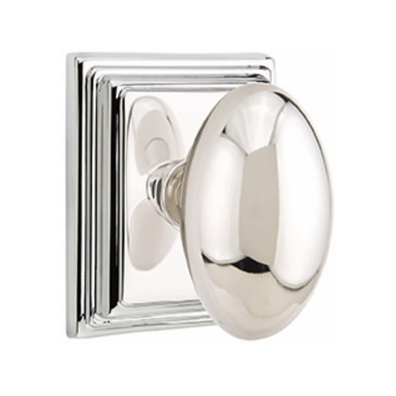 Emtek Egg Knob With Wilshire Rosette