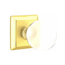 Emtek Bristol Knob Concealed Screws With Quincy Rosette