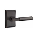 Emtek Myles Lever with Neos Rosette Concealed Screws