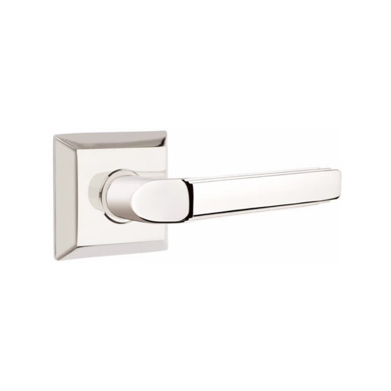 Emtek Milano Lever with Quincy Rosette