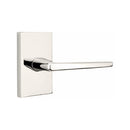 Emtek Hermes Lever Concealed Screws with Modern Rectangular Rosette