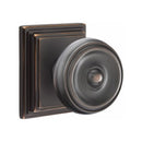 Emtek Waverly Knob Concealed Screws With Wilshire Rosette