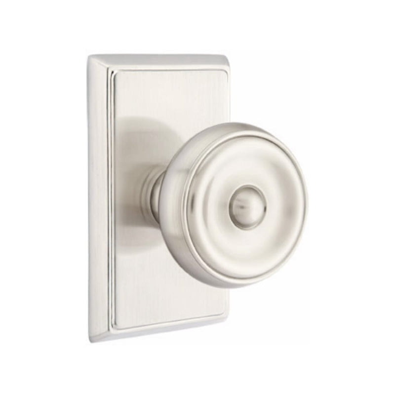 Emtek Waverly Knob With Rectangular Rosette