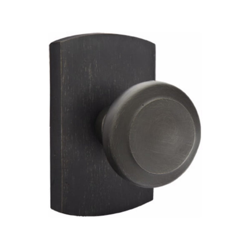 Emtek Sandcast Bronze Butte Knob with