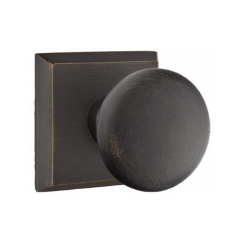 Emtek Sandcast Bronze Winchester Knob with