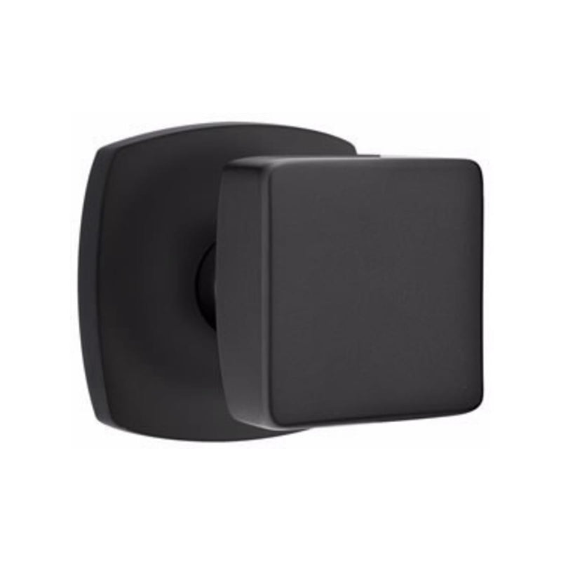 Emtek Square Knob with Urban Modern Rosette