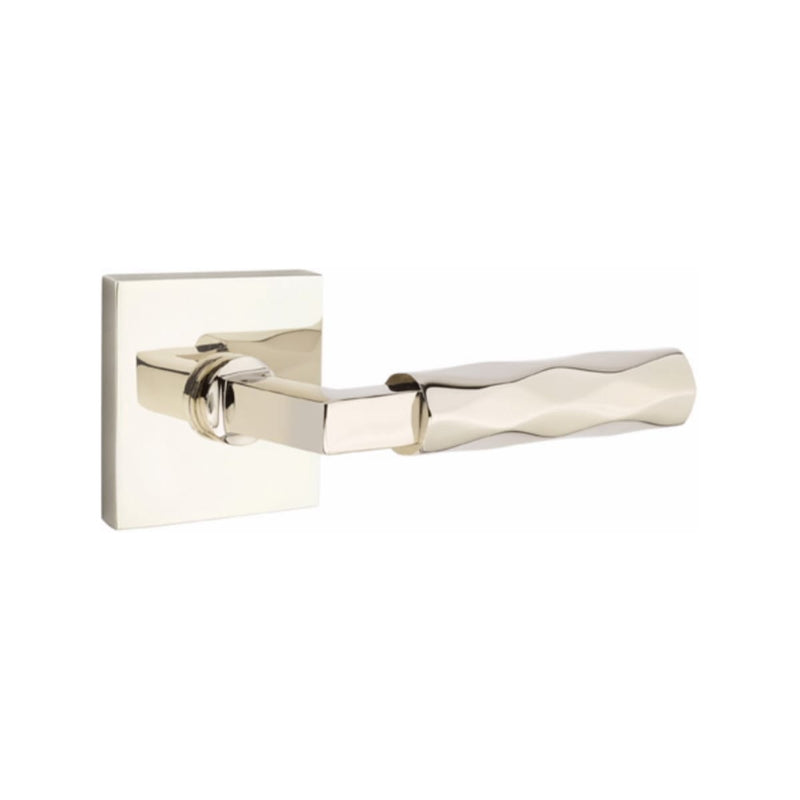 Emtek Select L-Square Tribeca Lever Concealed Screws with Square Rosette