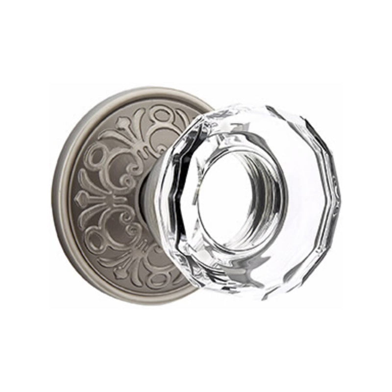 Emtek Lowell Knob Concealed Screws With Lancaster Rosette