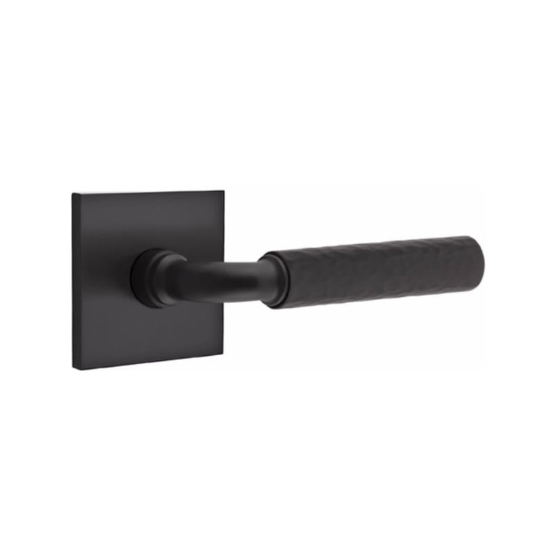 Emtek Select R-BAR Hammered Lever with Square Rosette