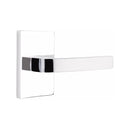 EMTEK Breslin Lever Concealed Screws with Modern Rectangular Rosette