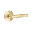 Emtek Myles Lever with Modern Rosette Concealed Screws