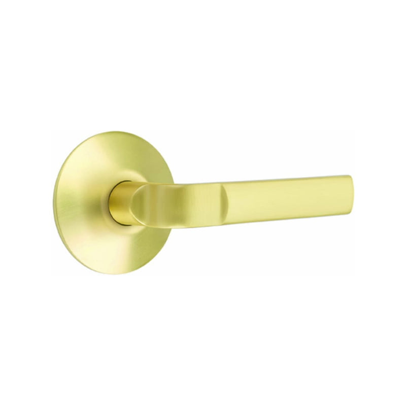 EMTEK Aston Lever Concealed Screws with Modern Rosette