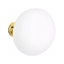 Emtek Dummy Lugano Mortise Handleset with Ice White Knob