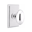 Emtek Egg Knob Concealed Screws With Rectangular Rosette