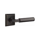 Emtek Select L-Square Smooth Lever Concealed Screws with Quincy Rosette