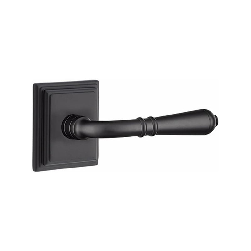 Emtek Turino Lever Concealed Screws with Wilshire Rosette