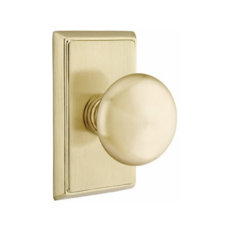 Emtek Providence Knob With Rectangular Rosette