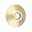 EMTEK Modern Brass Ebony Knob Concealed Screw with Modern Rosette