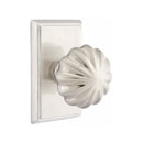 Emtek Melon Knob Concealed Screws With Rectangular Rosette