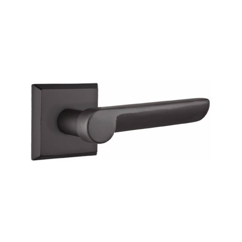 Emtek Sandcast Bronze Aurora Lever with