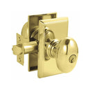 Emtek Modern Rectangular Two Point Lock with Egg Knob