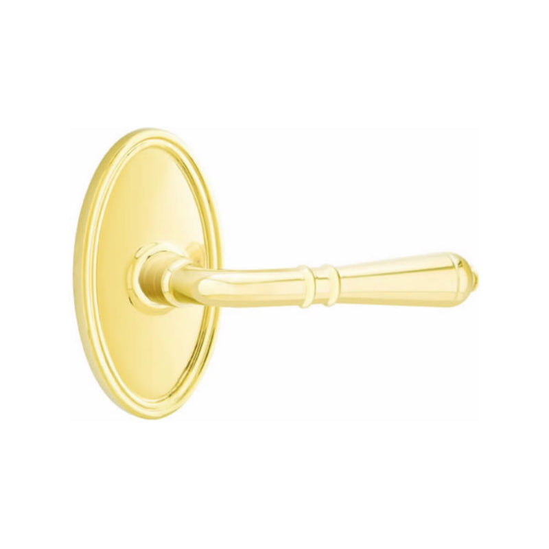 Emtek Turino Lever Concealed Screws with Oval Rosette