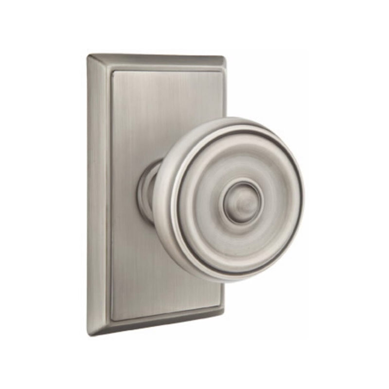 Emtek Waverly Knob Concealed Screws With Rectangular Rosette