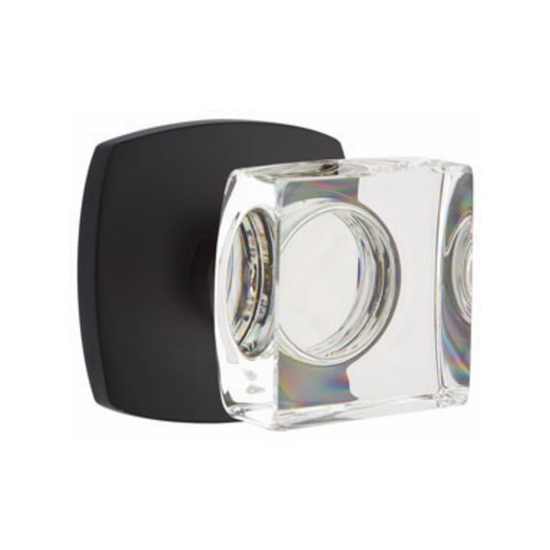 Emtek Modern Square Knob with Urban Modern Rosette