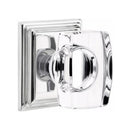 Emtek Windsor Knob Concealed Screws With Wilshire Rosette