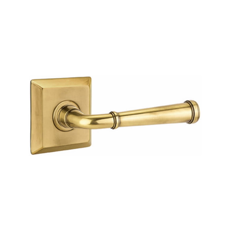 Emtek Merrimack Lever Concealed Screws with Quincy Rosette