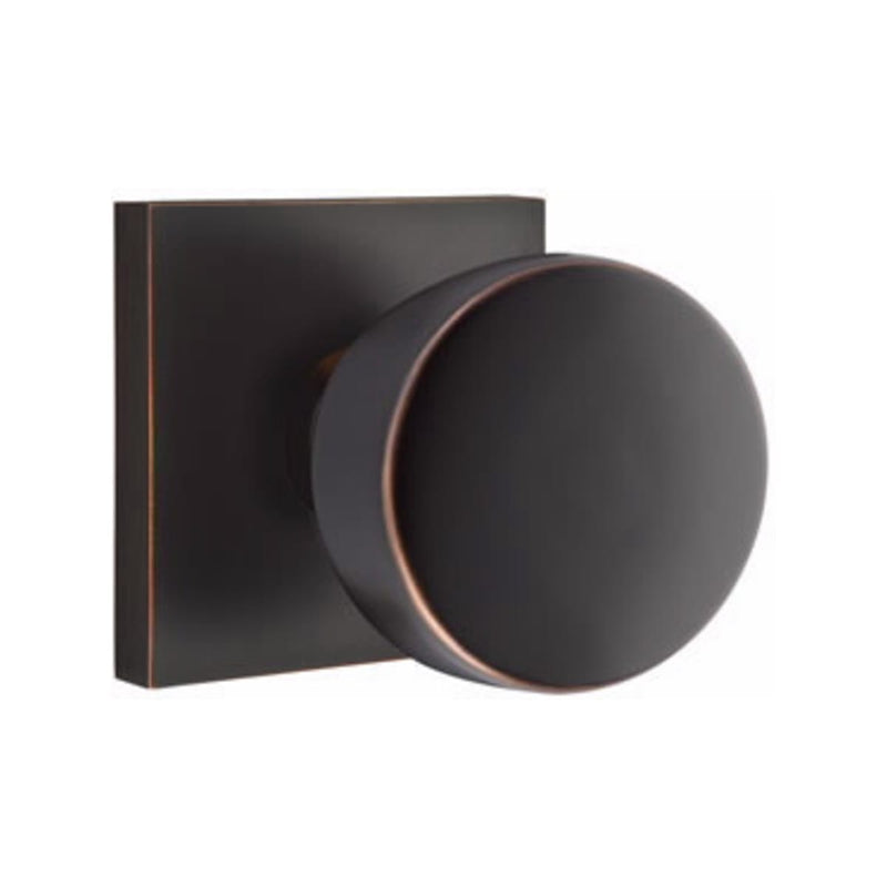 Emtek Laurent Concealed Screws Knob with Square Rosette