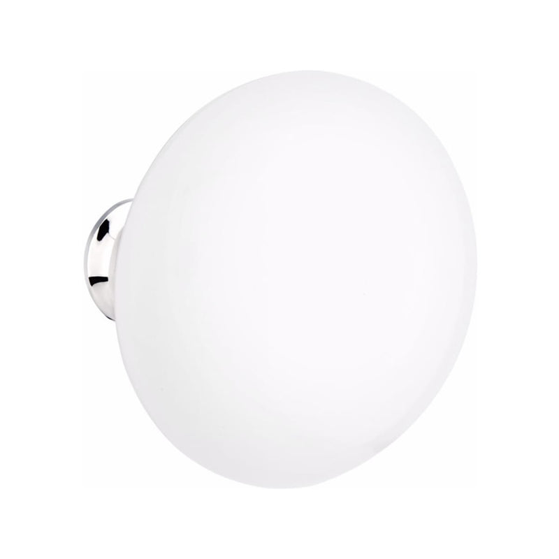 Emtek Franklin EMPowered™ Motorized Touchscreen Handle set with Ice White Porcelain Knob