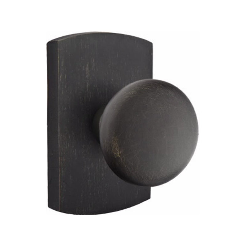 Emtek Sandcast Bronze Winchester Knob Concealed Screws with