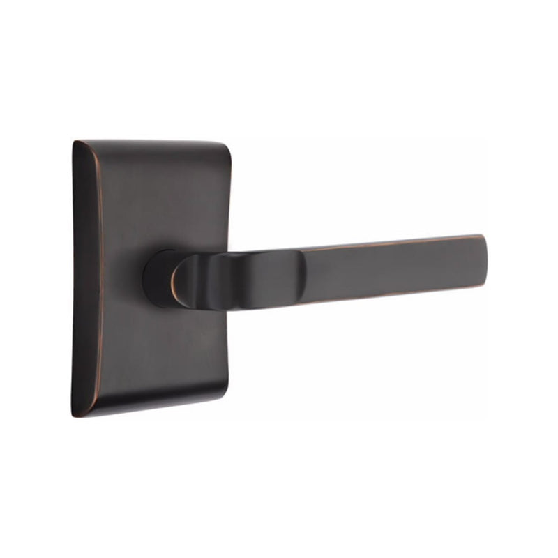 EMTEK Aston Lever Concealed Screws with Neos Rosette