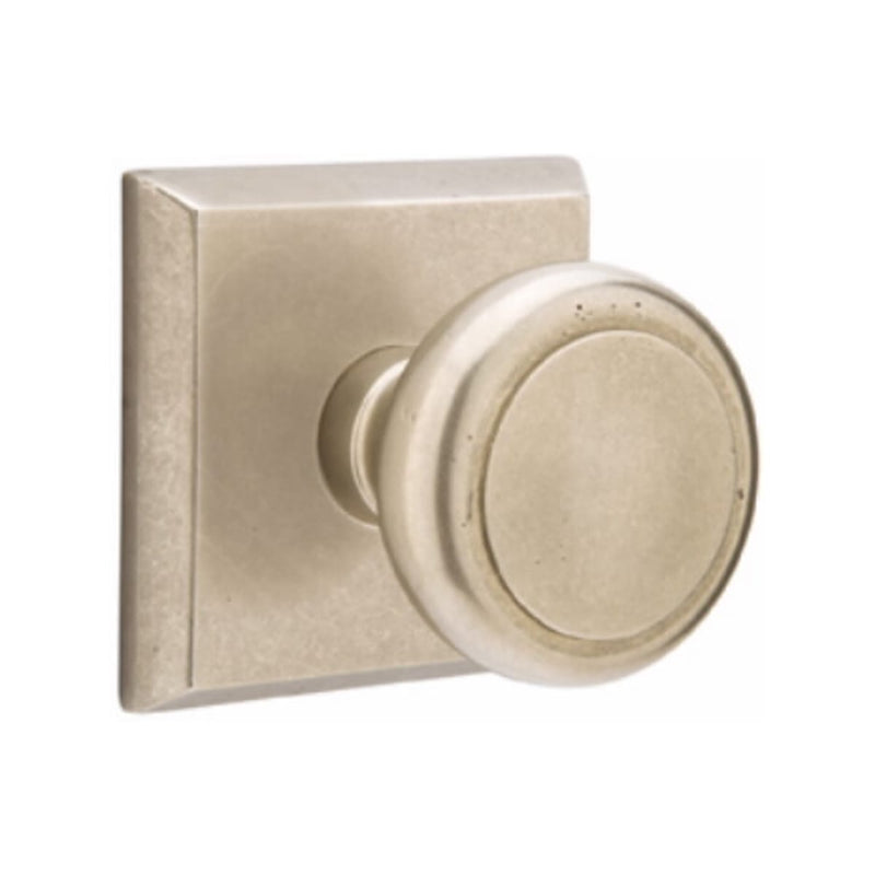 Emtek Sandcast Bronze Butte Knob Concealed Screws with