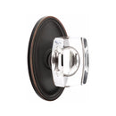 Emtek Windsor Knob Concealed Screws With Oval Rosette