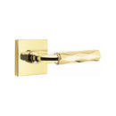 Emtek Select R-BAR Tribeca Lever Concealed Screws with Square Rosette