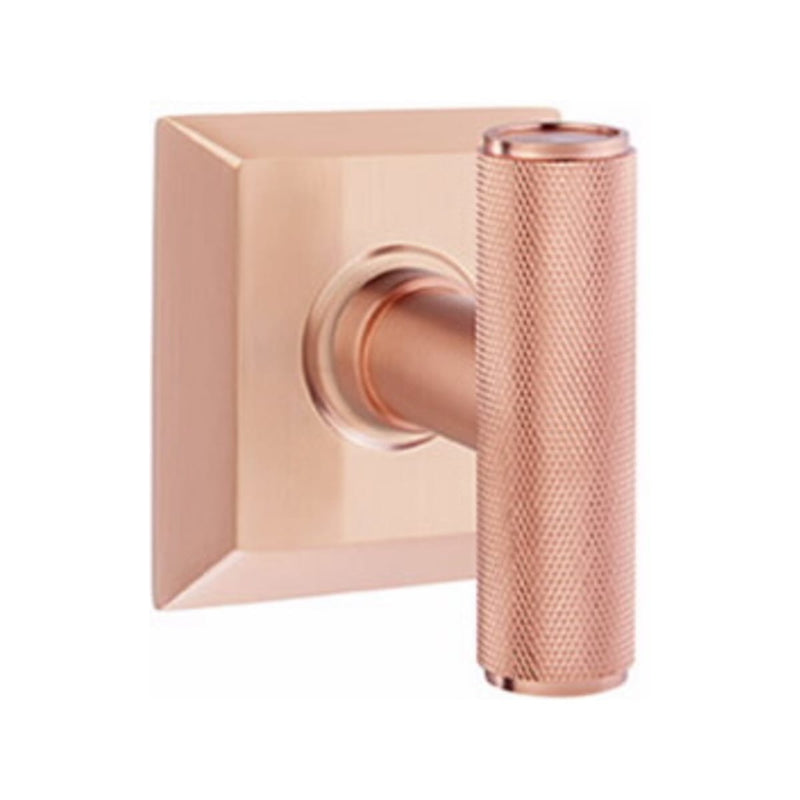 Emtek Ace Knurled Knob Concealed Fastener with Quincy Rosette