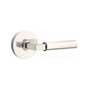 Emtek Select L-Square Smooth Lever Concealed Screws with Disk Rosette