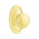 Emtek Norwich Knob Concealed Screws With Oval Rosette