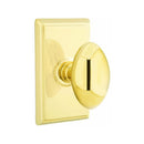 Emtek Egg Knob With Rectangular Rosette