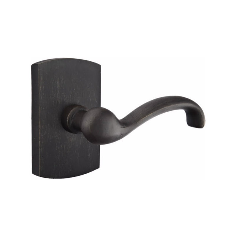Emtek Sandcast Bronze Teton Lever Concealed Screws with