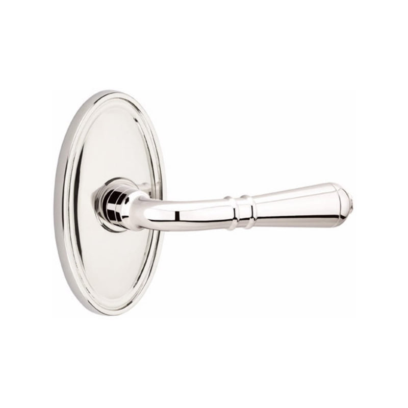 Emtek Turino Lever Concealed Screws with Oval Rosette