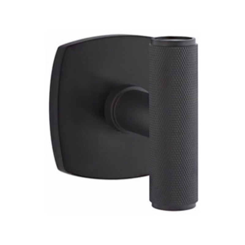 Emtek Ace Knurled Knob Concealed Fastener with Urban Modern Rosette