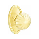 Emtek Melon Knob With Oval Rosette