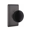 Emtek Wrought Steel Madison Black Knob with