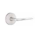 Emtek Cast Stainless Steel Athena Lever Concealed Screws with Disk Rosette