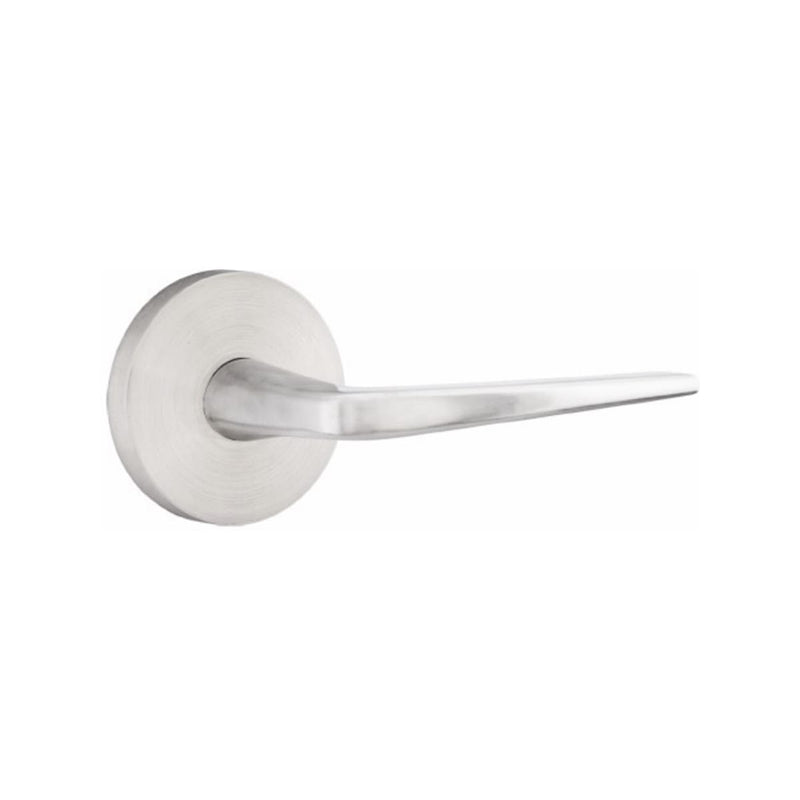 Emtek Cast Stainless Steel Athena Lever with Disk Rosette