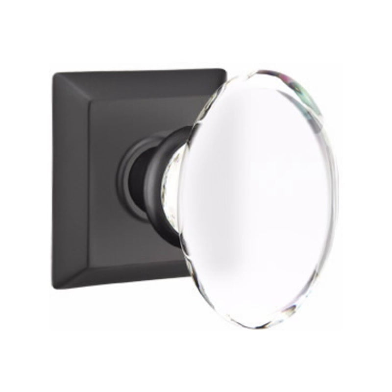 Emtek Hampton Knob With Quincy Rosette